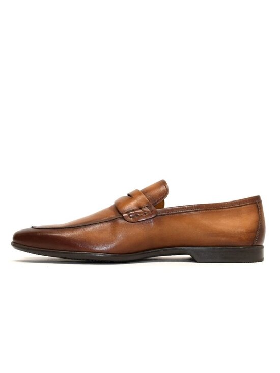 New! Magnanni Ramiro II Apron Toe Bit Loafer Midbrown Sz 13 M US 18041 DD480A main image 5